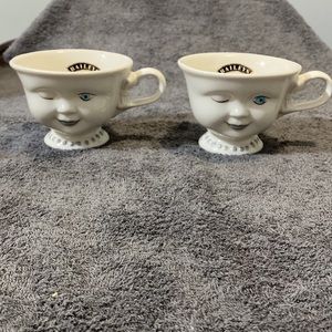 Bailey's Winking Face Vintage Mugs Set of 2